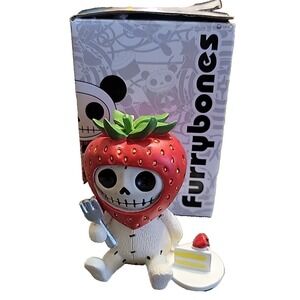 Furrybones Strawberry Statue Collectible Figurine Kawaii Toys